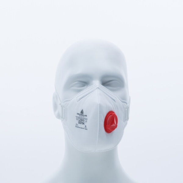 Semimască de unică folosință - Material sintetic nețesut - Cutie de 10, culoare Alb