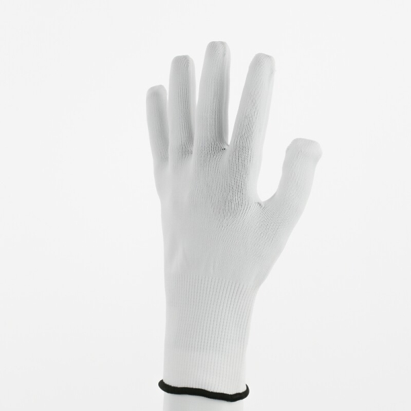 Mănușă tricotată fără strat protector - Poliamidă - Calibru : 13, culori: Alb
