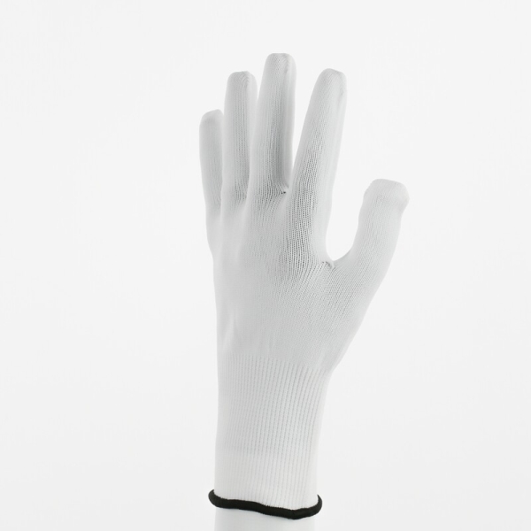 Mănușă tricotată fără strat protector - Poliamidă - Calibru : 13, culori: Alb