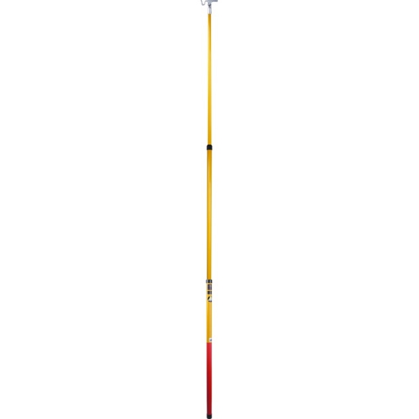 Braț telescopic - Fibră de sticlă, culoare Roșu-Galben fluorescent