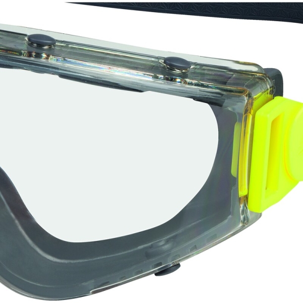 Ochelari-mască - Policarbonat - Curbate - Anti-aburire (N), Anti-zgârieturi (K), UV400, culoare Transparent