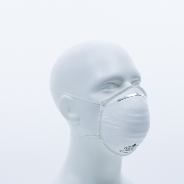 Semimască de unică folosință - Material sintetic nețesut - Cutie de 20, culoare Alb