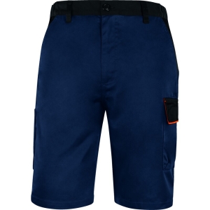 Bermudă de lucru -  Twill - 65% poliester 35% bumbac, culori: Bleumarin-Portocaliu, Gri închis, Gri