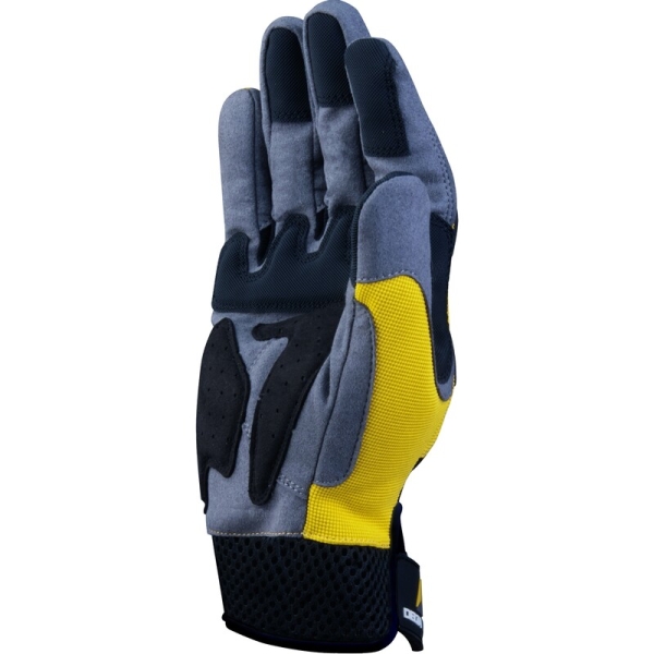 Mănușă preformată palmă material textil/dos material textil - Poliamidă - Poliester, culori: Galben-Gri-Negru