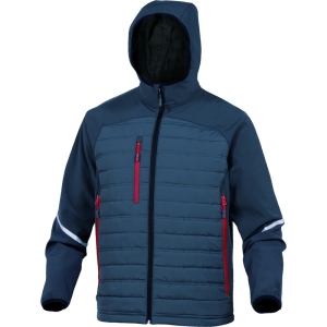 Jachetă călduroasă -  Pânză - 100% poliester - Acoperire poliuretanică | Softshell - 96% poliester 4% elastan - 2 straturi laminate | Căptuşeală: Tafta - 100% poliester, culori: Gri