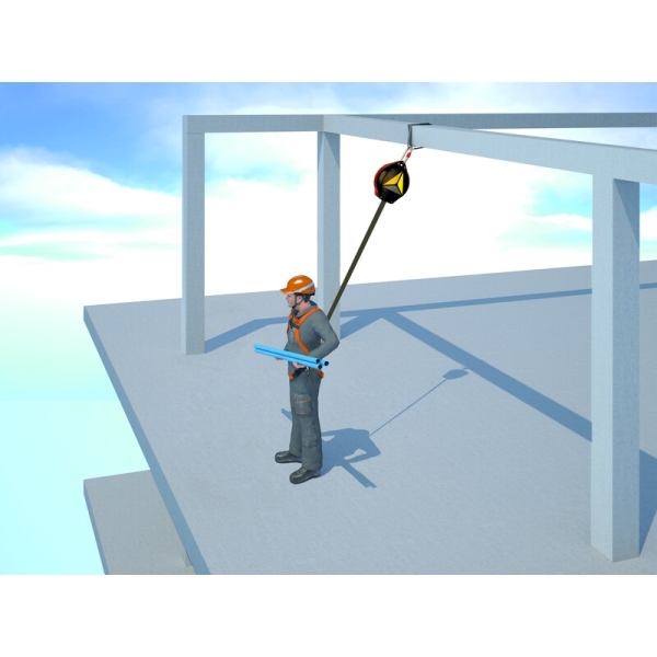 Tambur chingă - ABS, Poliester, culoare Negru