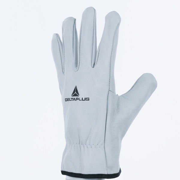 Mănușă preformată palmă piele/dos piele - Bovină, culori: Natural