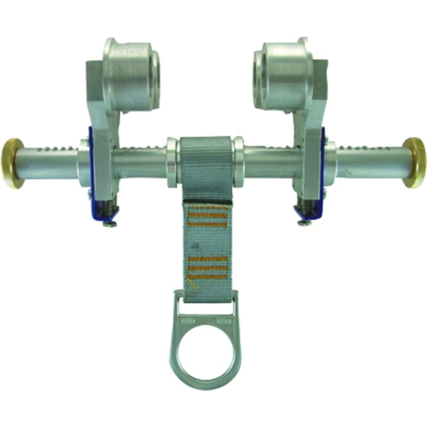 Ancoră temporară cu rotile - Aluminiu, Oțel, Oțel inoxidabil, Poliester, culoare Metalic