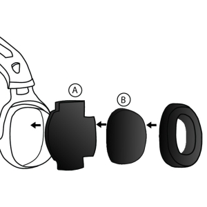 Accesorii - Pernuțe: PVC, culoare Gri