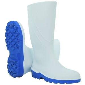 Cizme Aerofood S4   - PU - Branț : PU Alb, Albastru