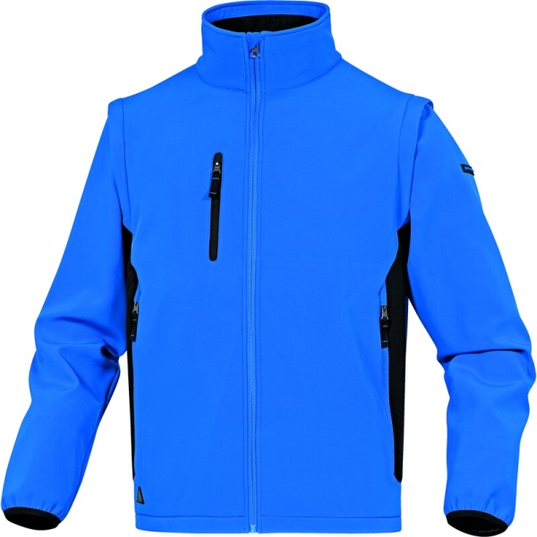 Softshell 2 în 1 -  Softshell - 96% poliester 4% elastan - 2 straturi laminate, culori: Albastru-Negru, Gri-Fucsia, Gri-Galben, Gri-Negru, Negru-Roșu