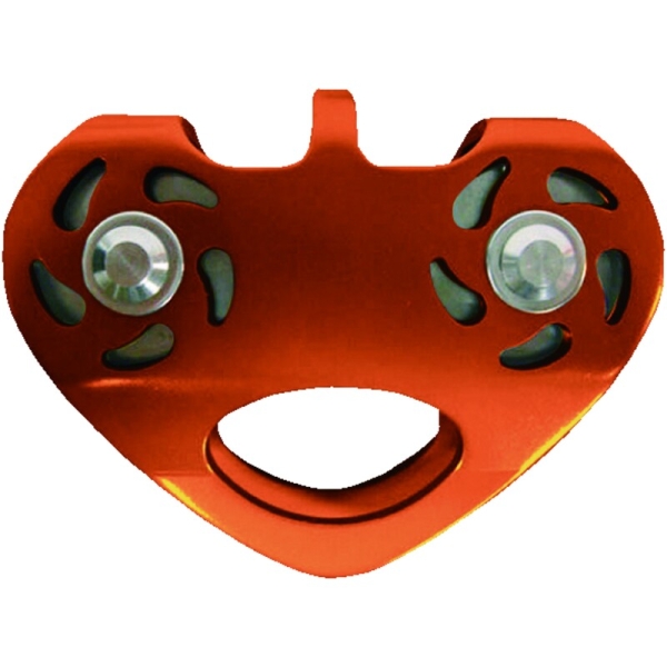 Scripete dublu pe rulment cu bile - Aluminiu, culoare Portocaliu