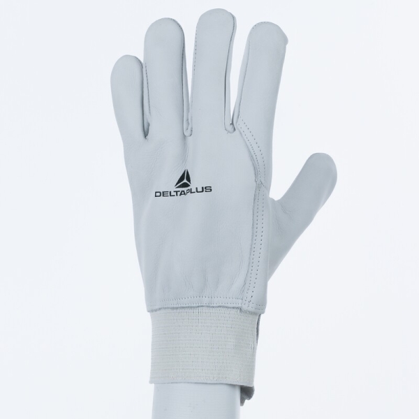 Mănușă preformată palmă piele/dos piele - Bovină, culori: Natural