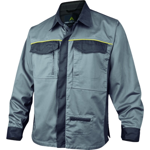 Pe cămașă -  Twill - 65% poliester 35% bumbac - 200 g/m², culori: Bej-Gri deschis, Bleumarin-Negru, Gri deschis-Gri închis