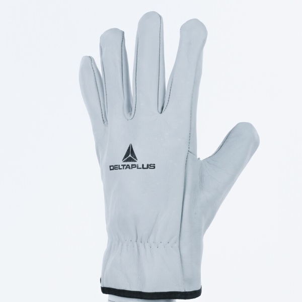 Mănușă preformată palmă piele/dos piele - Bovină, culori: Natural