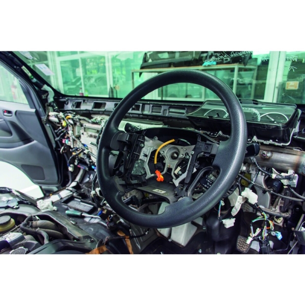 Mănușă tricotată cu strat protector - DELTAnocut, Carbon - PU - Calibru : 13, culori: Gri