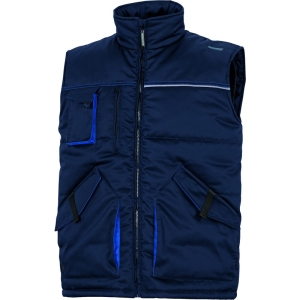 Vestă călduroasă -  Twill - 65% poliester 35% bumbac - 235 g/m² | Căptuşeală: Tafta - 100% poliester, culori: Bleumarin-Albastru regal, Gri-Portocaliu, Verde-Negru, Negru-Gri