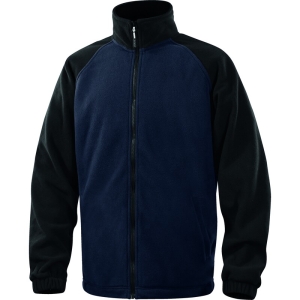 Jachetă din polar -  Fleece - 100% poliester, culori: Bleumarin-Negru, Gri-Negru, Negru