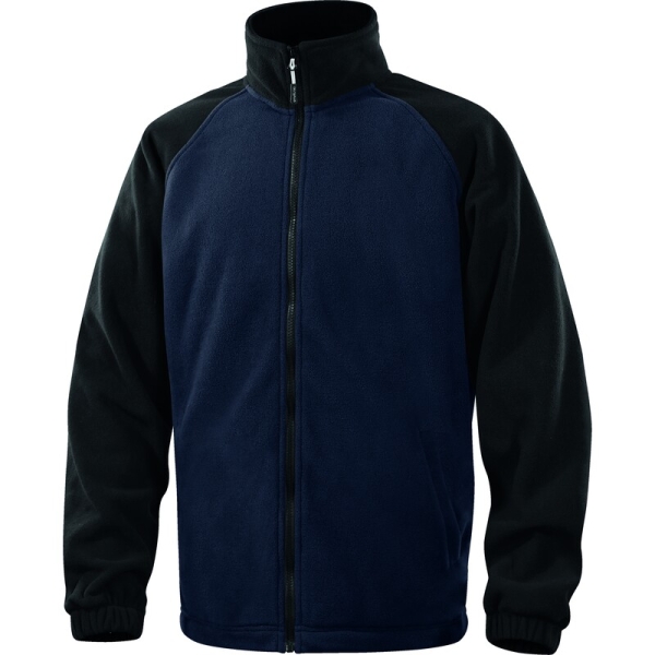 Jachetă din polar -  Fleece - 100% poliester, culori: Bleumarin-Negru, Gri-Negru, Negru