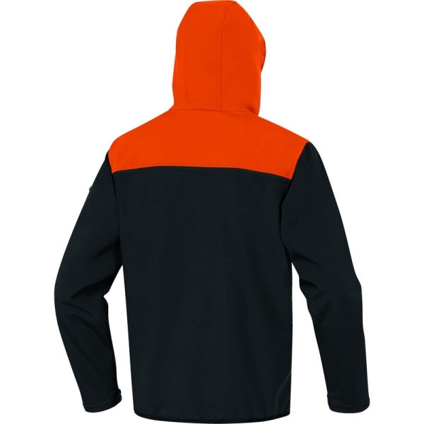 Softshell hidrofug -  Softshell - 96% poliester 4% elastan - Membrană TPU, 3 straturi laminate, culori: Gri-Portocaliu, Negru-Camuflaj, Negru-Galben, Negru, Negru-Portocaliu