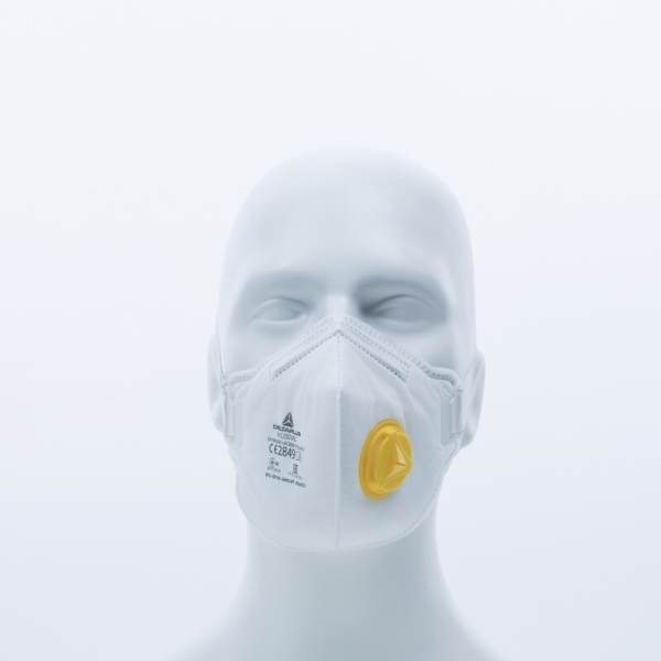 Semimască de unică folosință - Material sintetic nețesut - Cutie de 10, culoare Alb