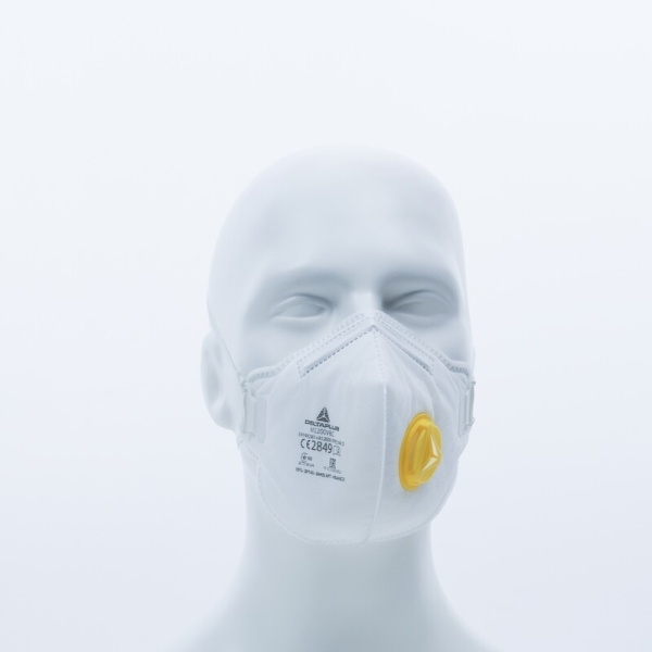 Semimască de unică folosință - Material sintetic nețesut - Cutie de 10, culoare Alb
