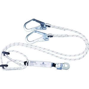 Frânghie din coardă  împletită - Oțel, Poliamidă, Poliester, culoare Alb-Negru