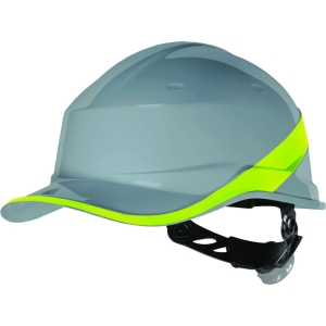 Căști de protecție - Neventilat, culoare Gri-Galben