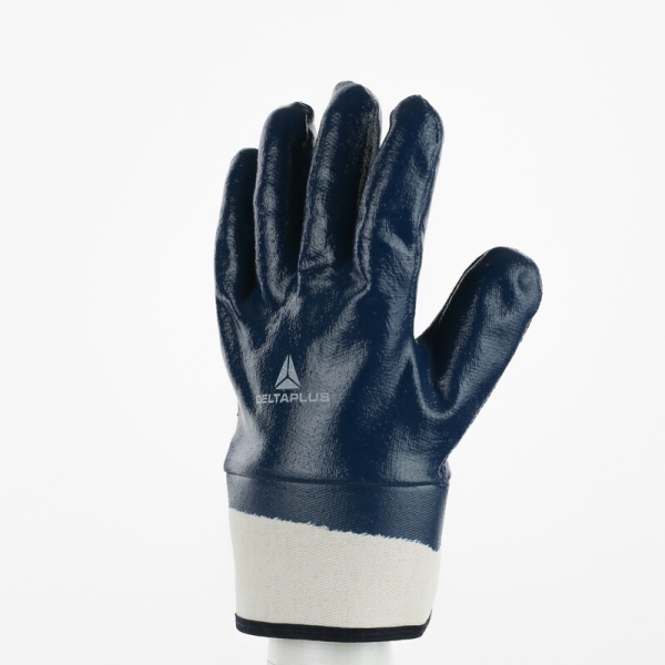 Mănușă preformată cu strat protector - Motive din nitril, culori: Albastru