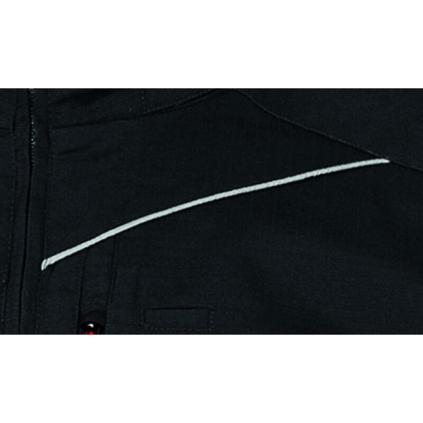 Jachetă -  Ripstop - 65% poliester 35% bumbac | Pânză - 65% poliester 35% bumbac | Căptuşeală: Fleece - 100% poliester, culori: Negru