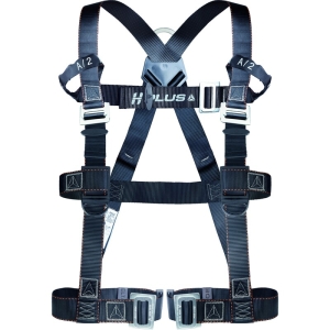 Ham anticădere - Oțel, Poliester - Punct de prindere pentru oprirea căderii: Dorsal, Sternal, culoare Negru