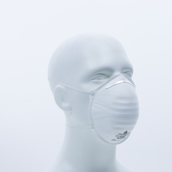 Semimască de unică folosință - Material sintetic nețesut - Cutie de 20, culoare Alb