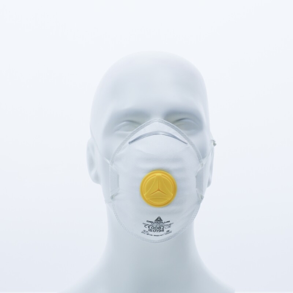 Semimască de unică folosință - Material sintetic nețesut - Cutie de 10, culoare Alb