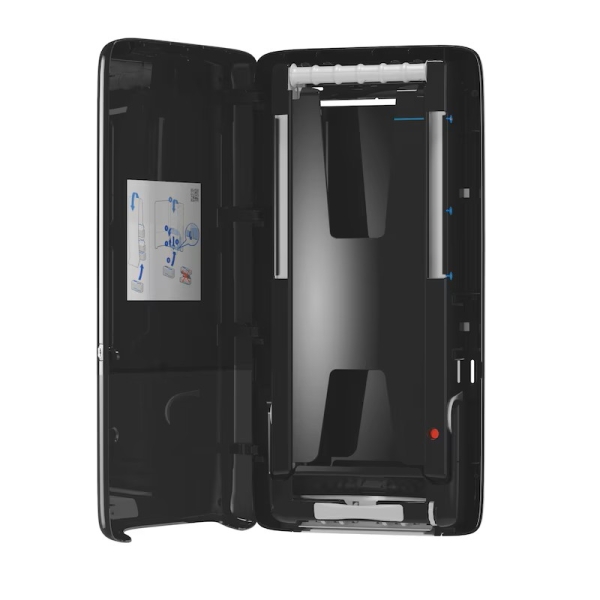 Dozator de prosoape pentru mâini negru Tork PeakServe Continuous