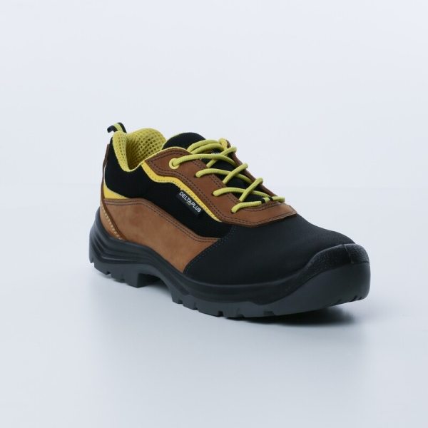 Pantofi De Protecție Eiger S3S   - Material textil - Piele șpăltuită cu membrană din PU - Piele de vacă - Membrană PU - Branț : PU/2d Maro