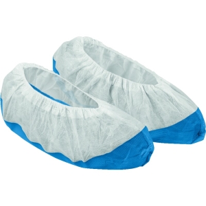 Botoși de unică folosință - Polietilenă, Polipropilenă -  100% polipropilenă 100% polietilenă, culoare Albastru-Alb