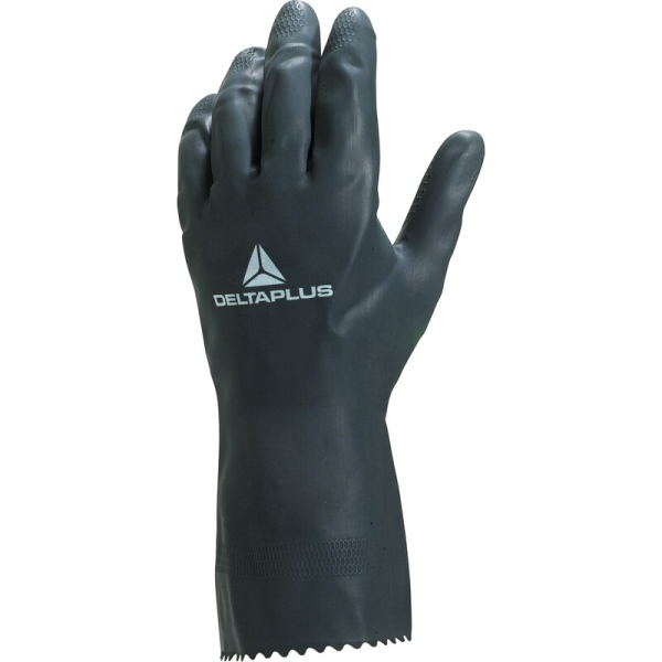 Mănușă impermeabilă fără fixare, cu material polar - Strat dublu de latex/neopren - Lungime :  300   mm , culori: Negru