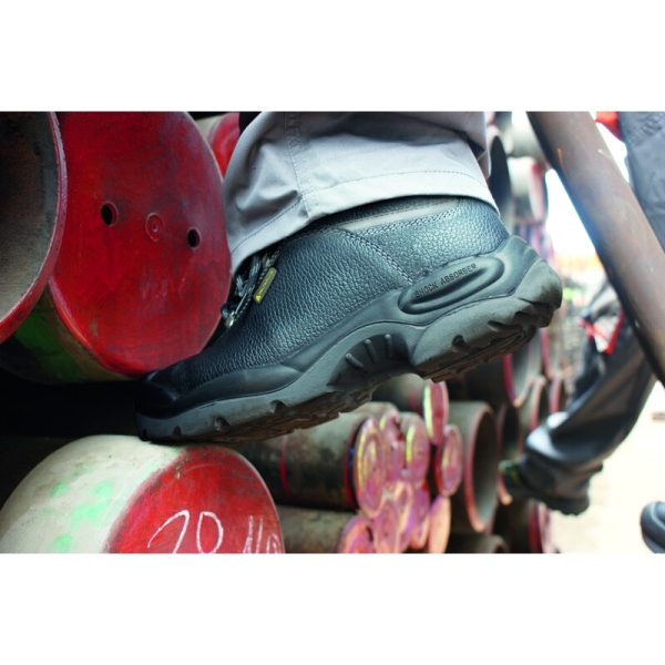 Bocanci  Sault2 S3 High  - Piele - Crupon-Pigmentat-Hidrofug - Branț : PU/2d Negru