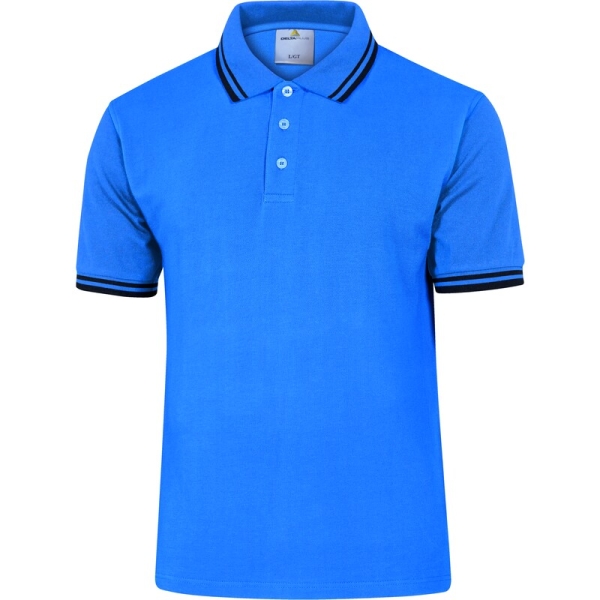 Tricou polo -  Tricot Piqué - 100% bumbac, culori: Albastru, Negru, Roșu