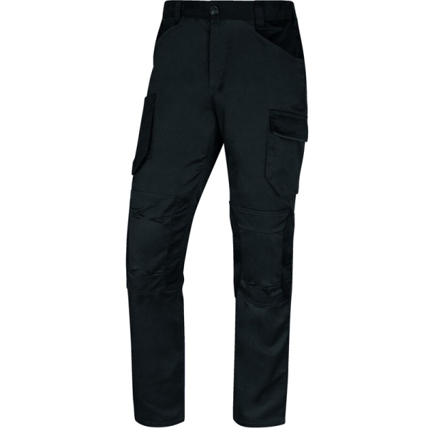 Pantaloni de lucru -  Pânză - 100% bumbac | Twill - 65% bumbac 35% poliester, culori: Gri închis