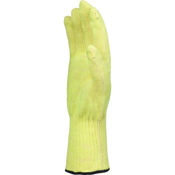 Mănușă tricotată fără strat protector - Aramidă, Bumbac - Calibru : 7, culoare Galben