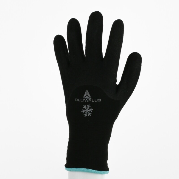 Mănușă tricotată cu strat protector - Acril, Poliamidă - Spumă de nitril - Calibru : 13, culori: Negru