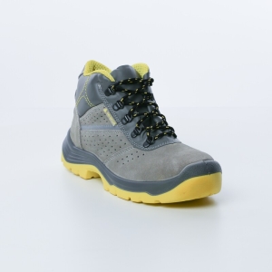 Pantof Tangara S1P M - Piele - Branț : PU Gri-Galben