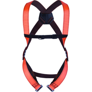 Ham anticădere - Oțel, Poliester - Punct de prindere pentru oprirea căderii: Dorsal, culoare Portocaliu