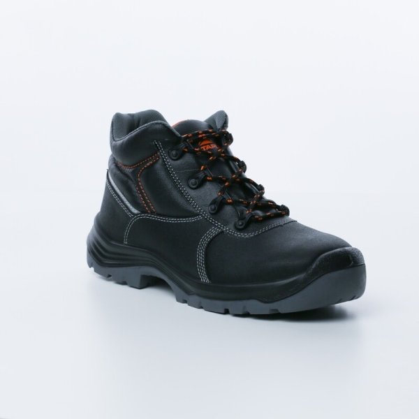 Bocanci Phoenix2 S3S  - Piele - Crupon-Pigmentat-Hidrofug - Branț : PU/2d Negru