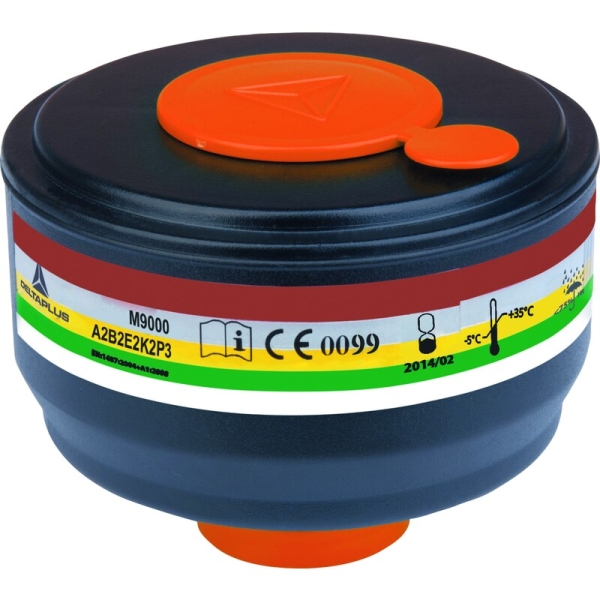 Filtre - Filtru de protecție respiratorie pentru mască - Cutie de 4, culoare Negru