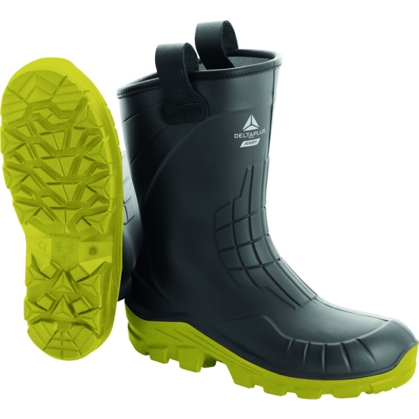 Cizme Aerotech S5   - PU - Branț : PU Gri-Galben