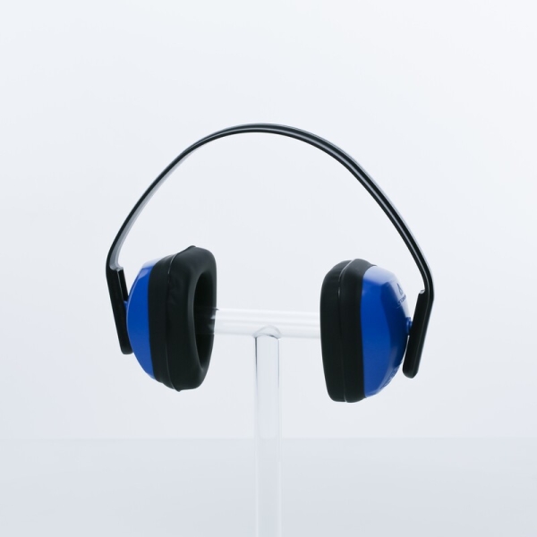 Căști cu funcție de anulare a zgomotului - Calotă: ABS - Pernuțe: Spumă PU - SNR:  23   dB , culoare Albastru-Negru