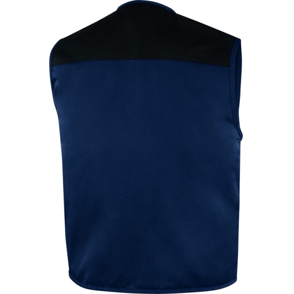 Vestă de lucru -  Twill - 65% poliester 35% bumbac, culori: Bleumarin-Portocaliu, Gri închis, Gri