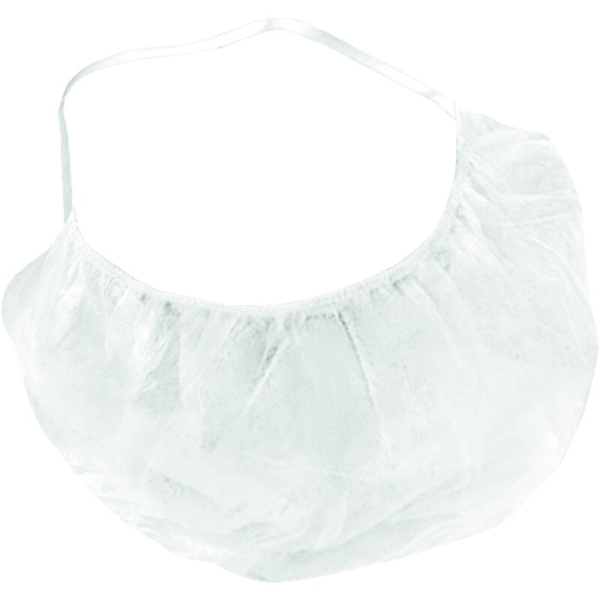 Protecție pentru bărbie/barbă - Polipropilenă -  100% polipropilenă, culoare Alb